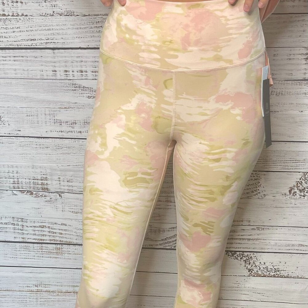 Peach Watercolor Legging